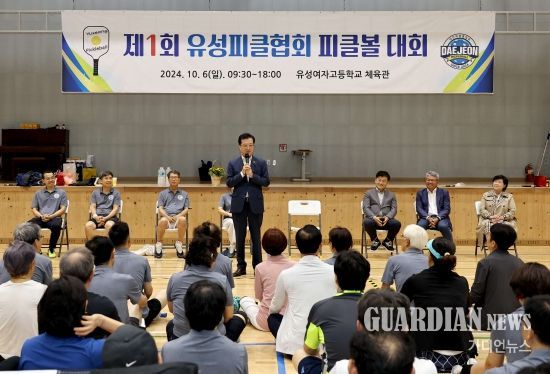 대전시의회 조원휘 의장 “피클볼, 전 연령 아우르는 뉴 스포츠 자리잡길”